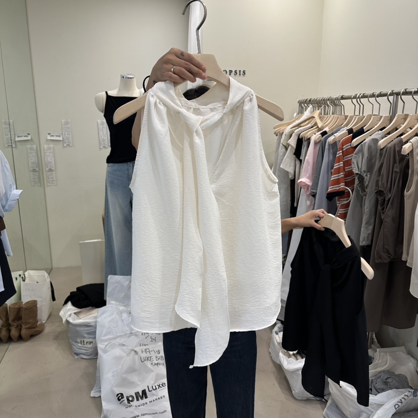 NOPSIS韓國東大門代購女士新品時尚熱賣26夏季休閑吊帶背心NOPSIS吊帶/背心