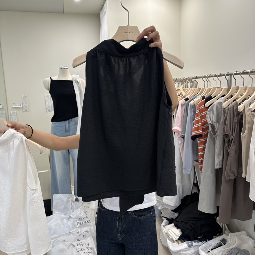NOPSIS韓國東大門代購女士新品時尚熱賣26夏季休閑吊帶背心NOPSIS吊帶/背心圖色2