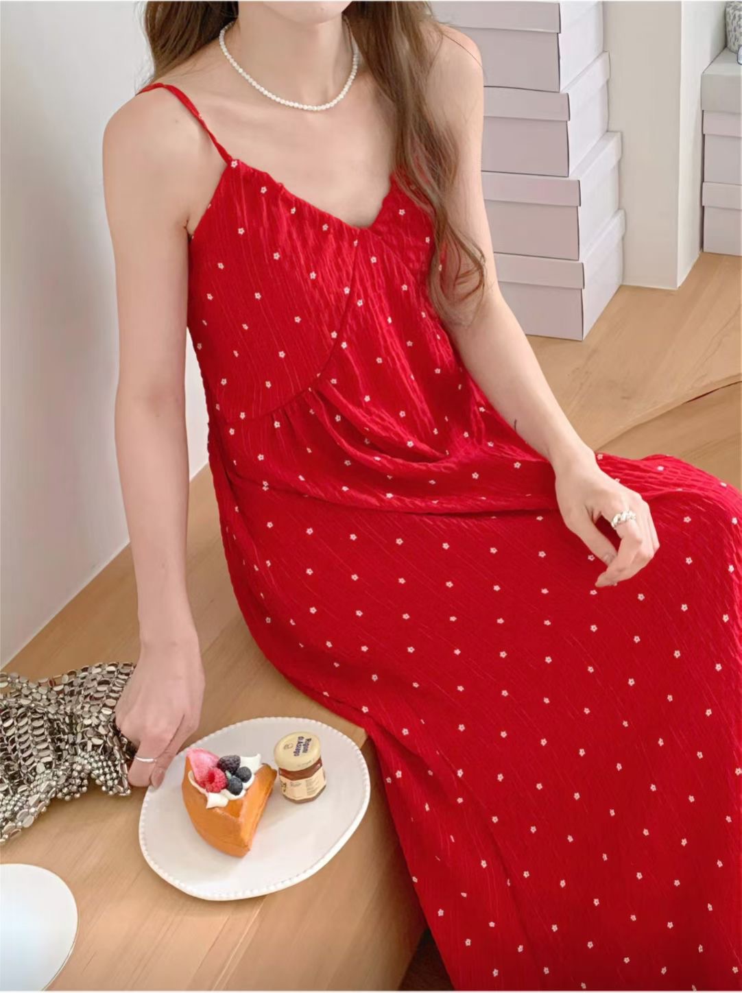 EOSIA韓國東大門代購女裝新品人氣時尚休閑連衣裙不含內搭EOSIA連衣裙圖色2