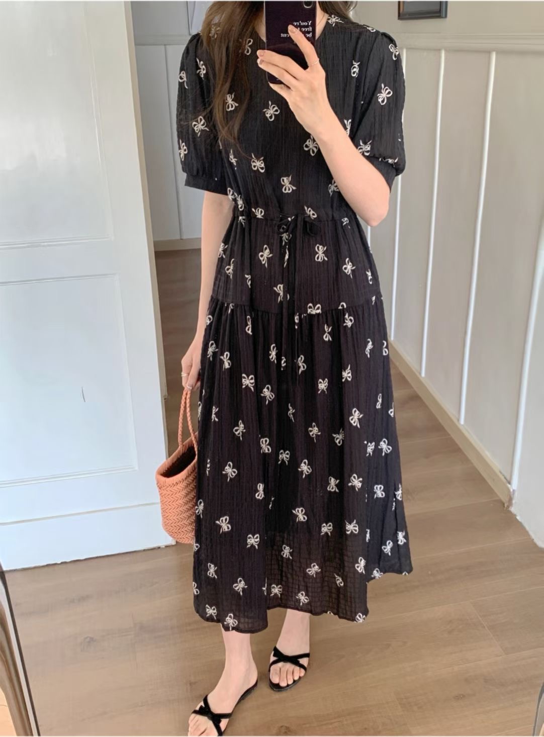 EOSIA韓國代購女士新款時尚推薦熱賣26夏季人氣休閑連衣裙EOSIA連衣裙圖色1