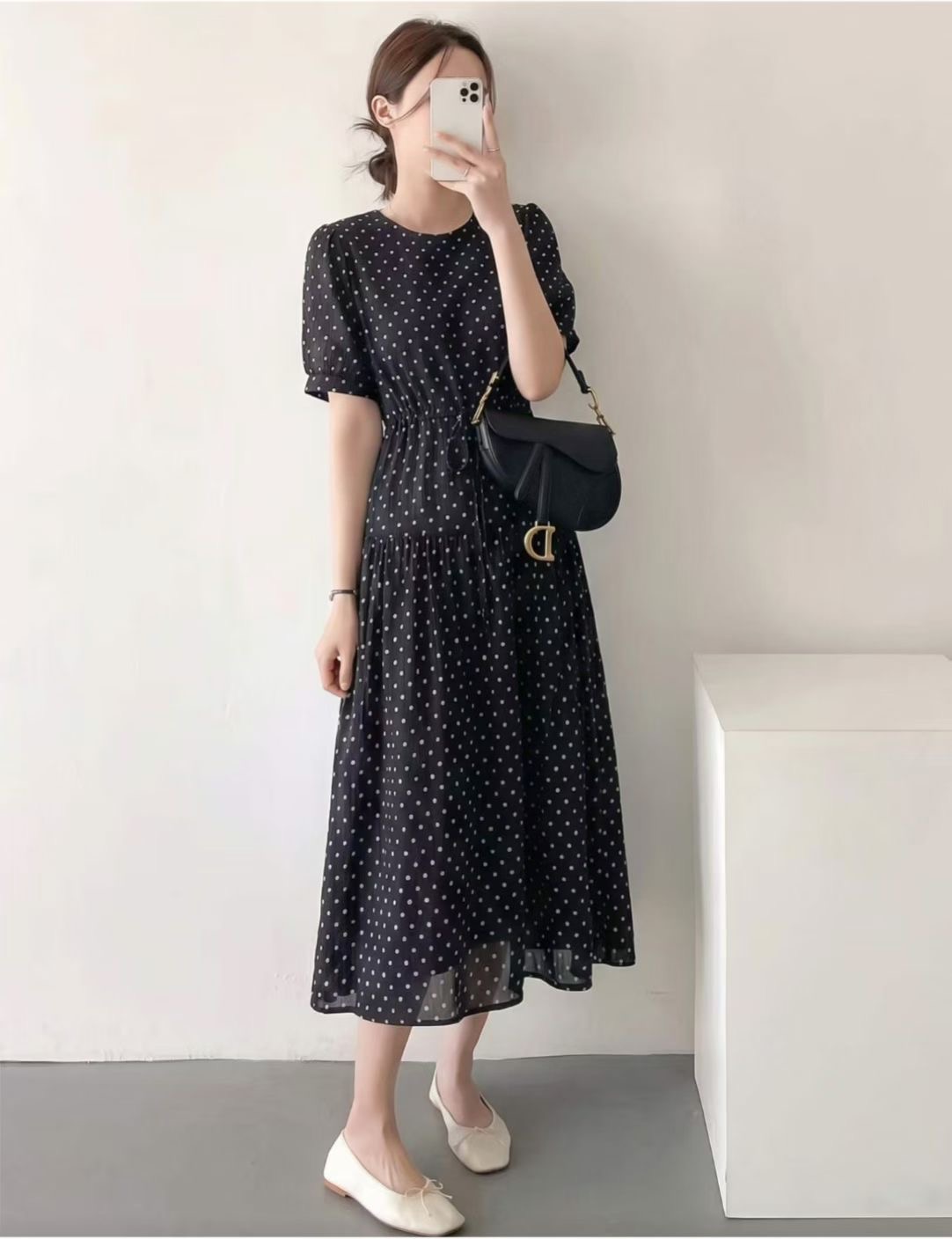 EOSIA韓國直郵實拍女裝新品熱賣休閑26夏季時尚連衣裙OPSEOSIA連衣裙