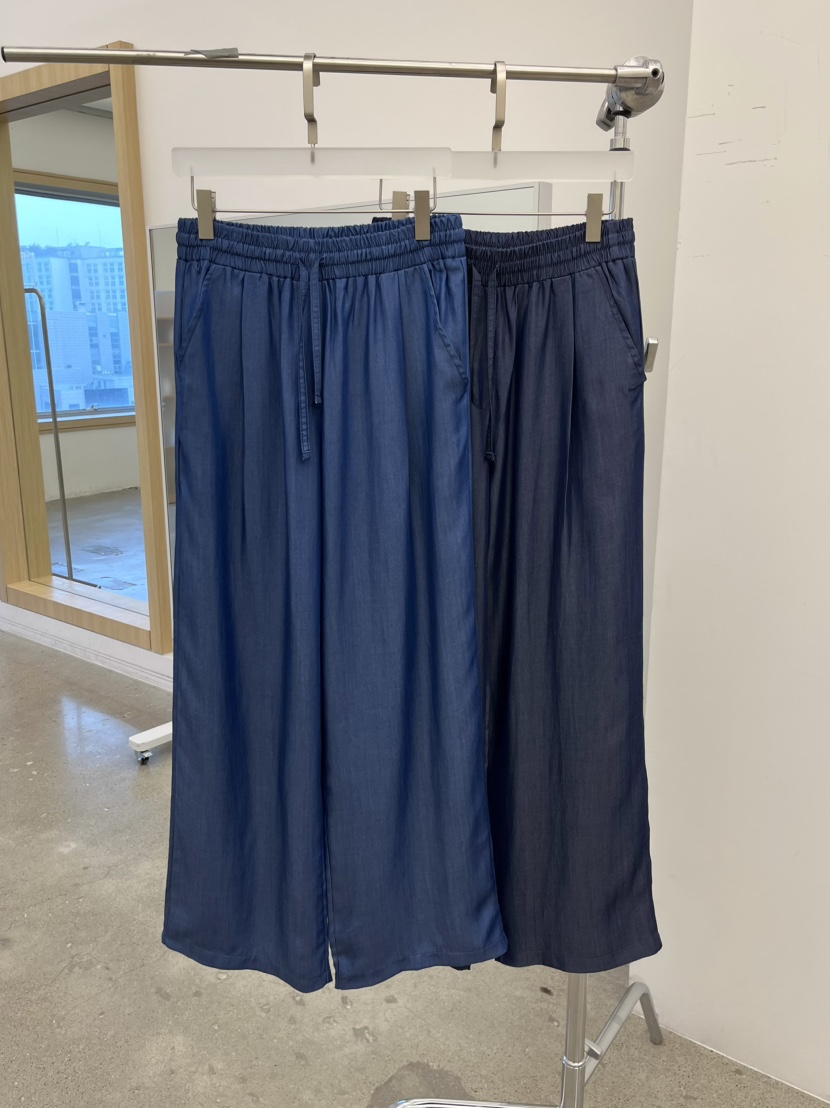 J CRANE-A東大門代購女裝新品時尚熱賣人氣推薦休閑褲天絲J CRANE休閑褲