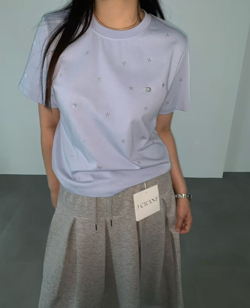 J CRANE-A韓國代購女士新品推薦人氣時尚休閑26春夏T恤J CRANET恤圖色3