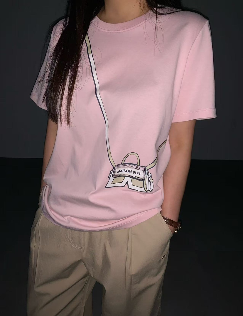 J CRANE-A韓國代購女裝新品真品推薦職業熱賣26春夏T恤J CRANET恤圖色1