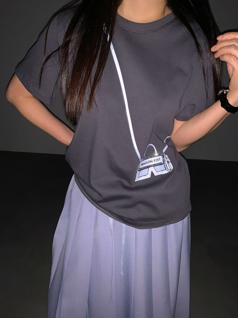 J CRANE-A韓國代購女裝新品真品推薦職業熱賣26春夏T恤J CRANET恤圖色2