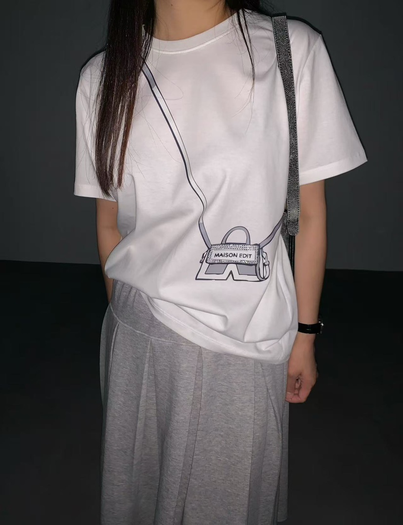 J CRANE-A韓國代購女裝新品真品推薦職業熱賣26春夏T恤J CRANET恤圖色3
