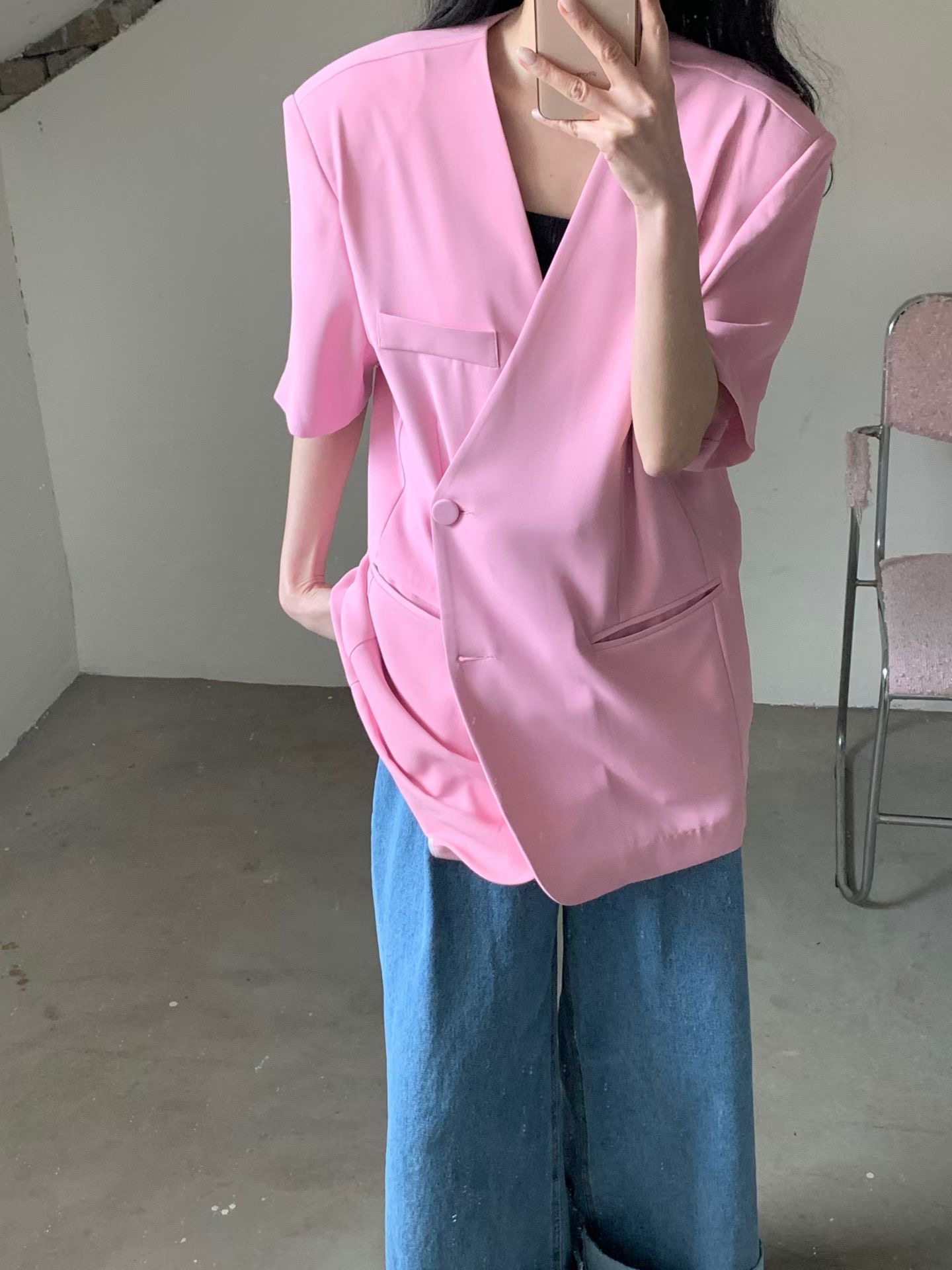 HAPER/COME OPEN韓國直郵女士新品推薦休閑熱賣時尚夾克HAPER/COME OPEN夾克