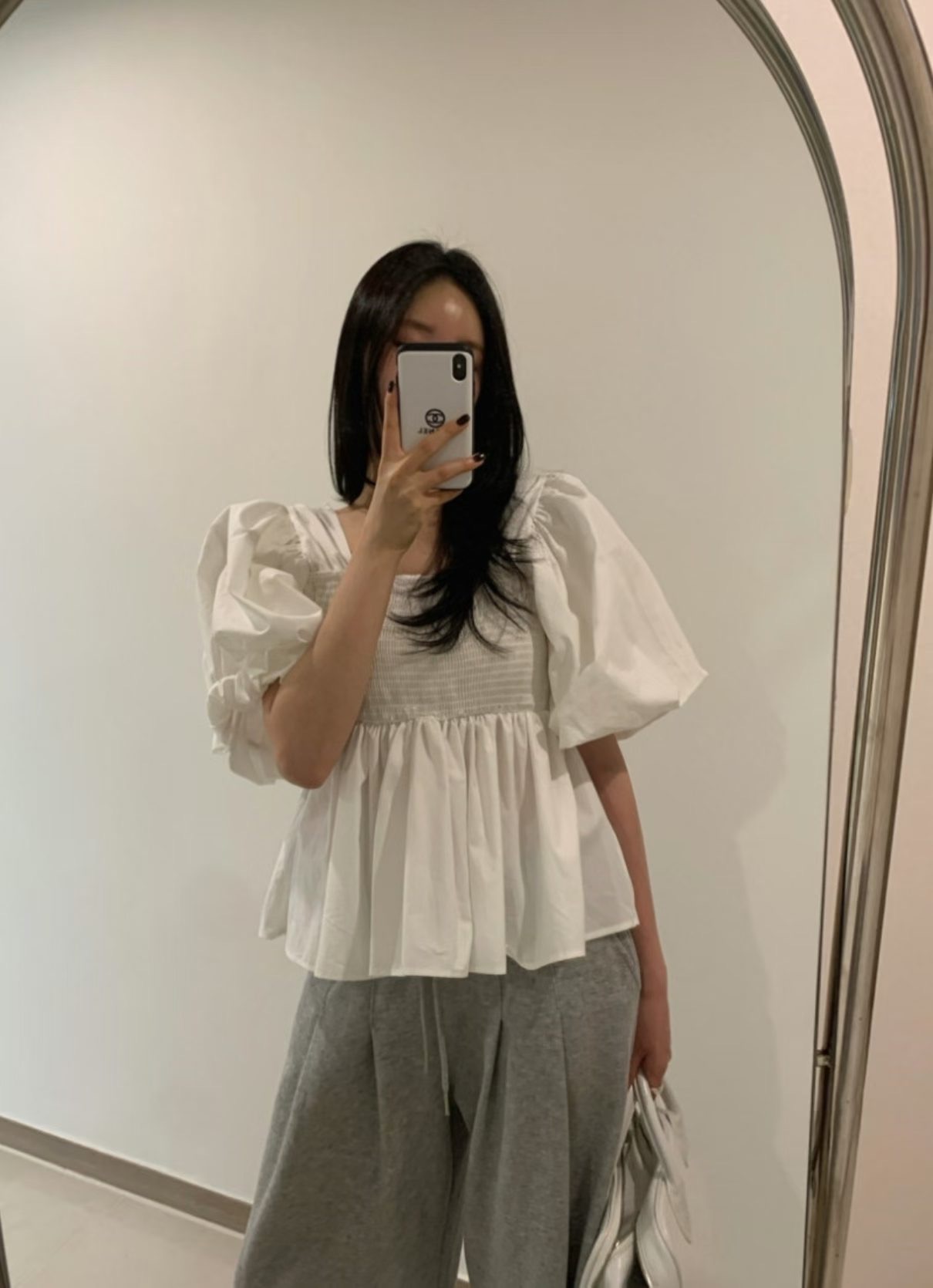 HAPER/COME OPEN東大門代購女士新款休閑職業襯衫蕾絲衫HAPER/COME OPEN襯衫/蕾絲衫圖色1