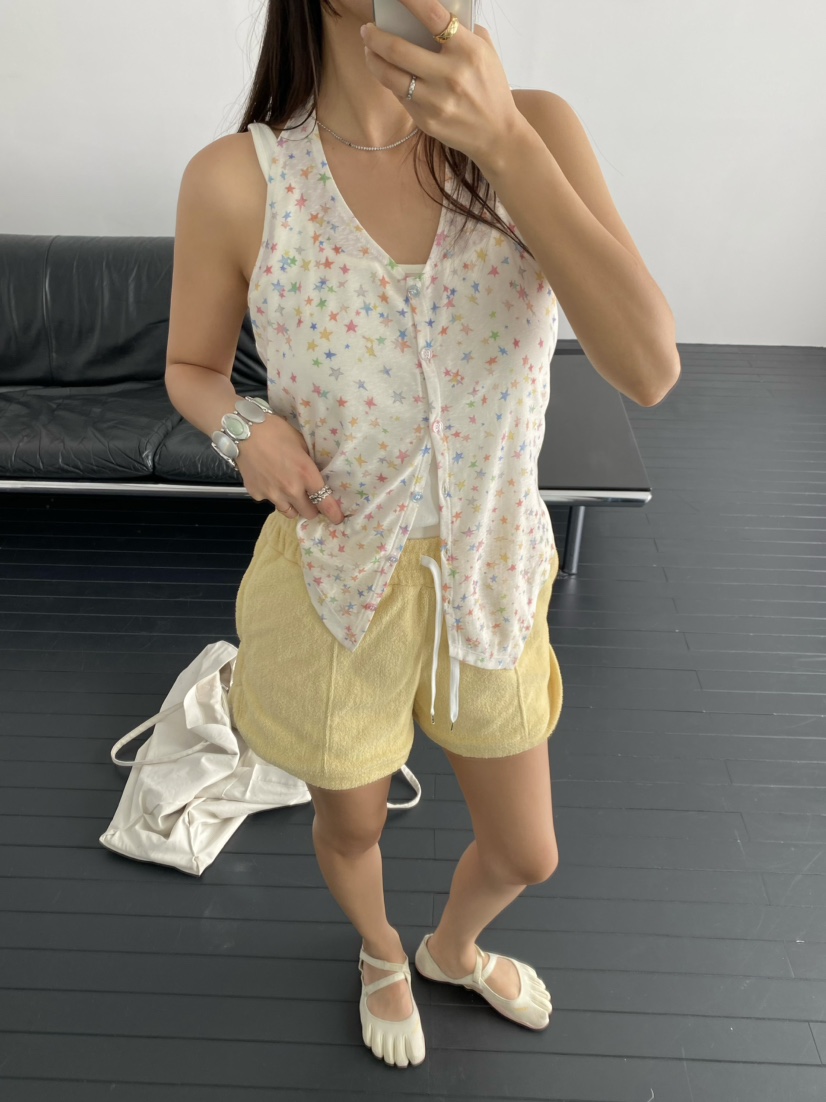 OUPPT東大門代購女士新品熱賣26春夏吊帶背心不含內搭露背無袖OUPPT吊帶/背心