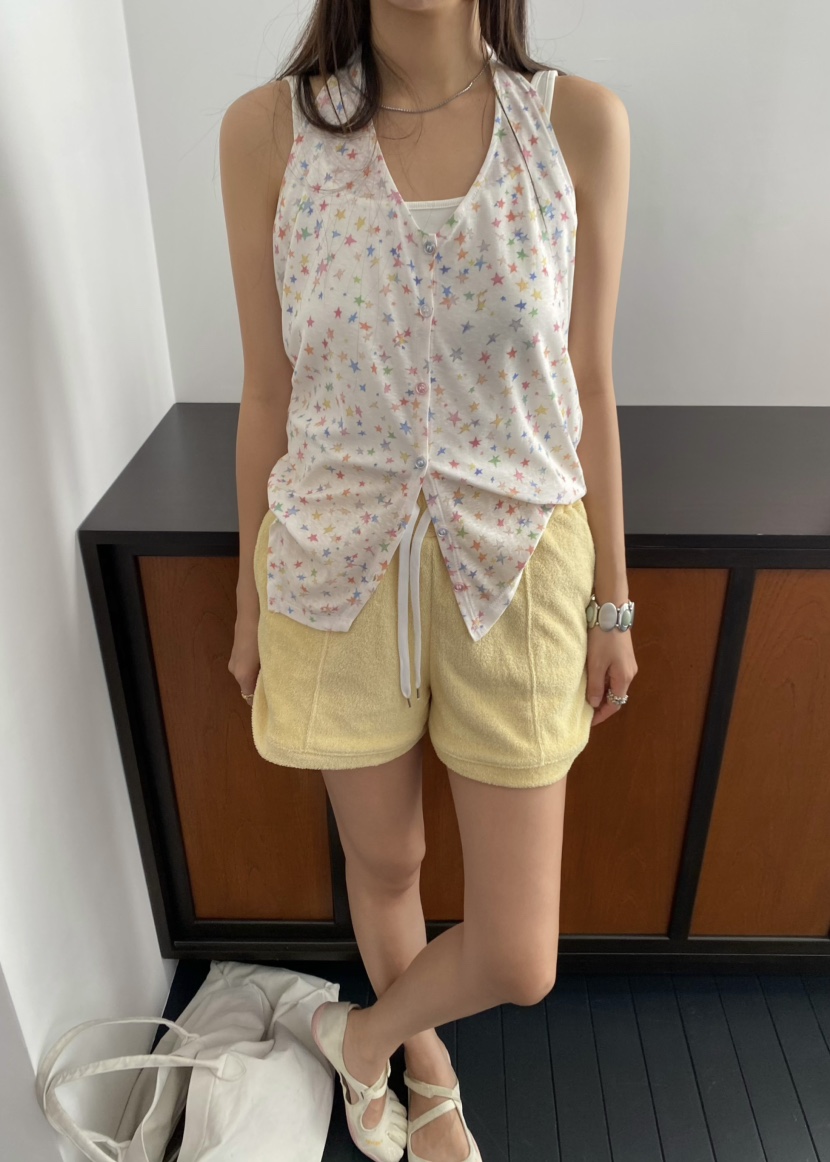 OUPPT東大門代購女士新品熱賣26春夏吊帶背心不含內搭露背無袖OUPPT吊帶/背心圖色1