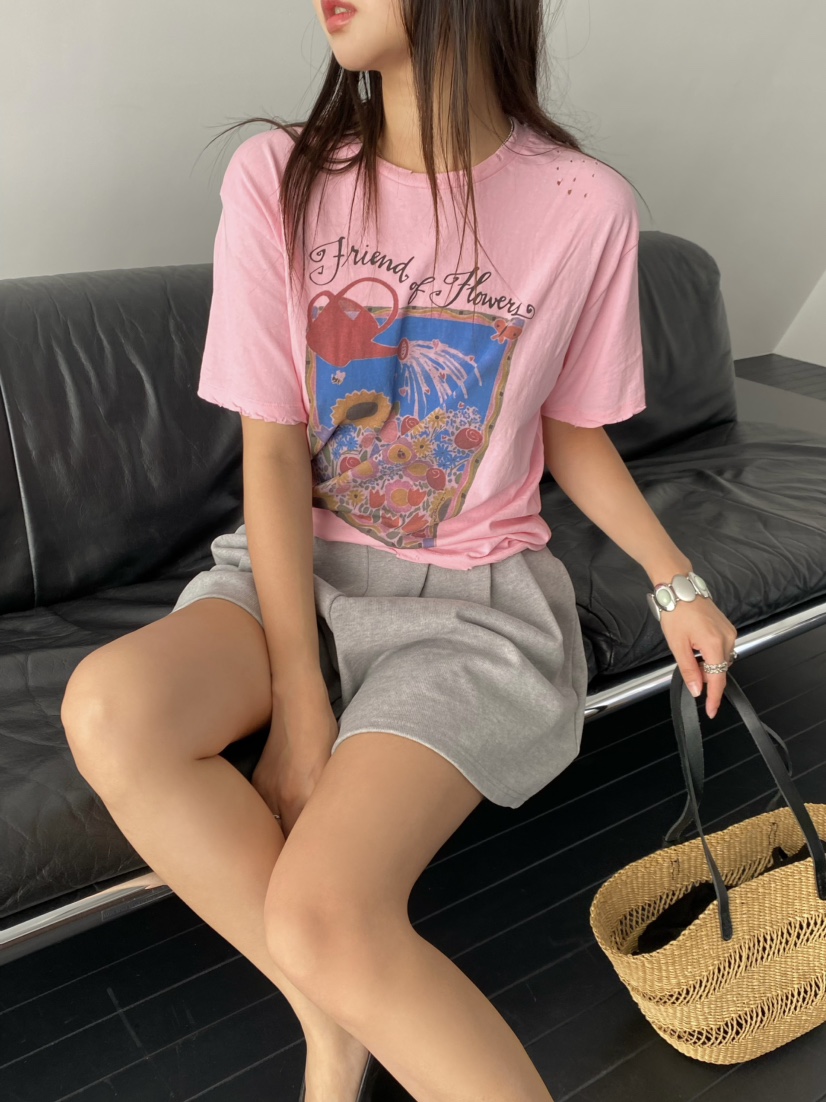 OUPPT東大門代購女裝新款熱賣26春夏人氣職業T恤不含項鏈OUPPTT恤