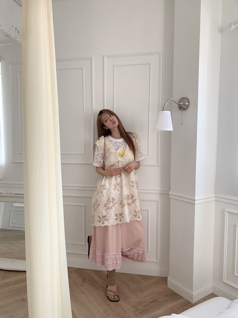 MAISONDEGLORY東大門直郵女裝新款26春夏真品休閑褲荷葉邊MAISON DE GLORY休閑褲