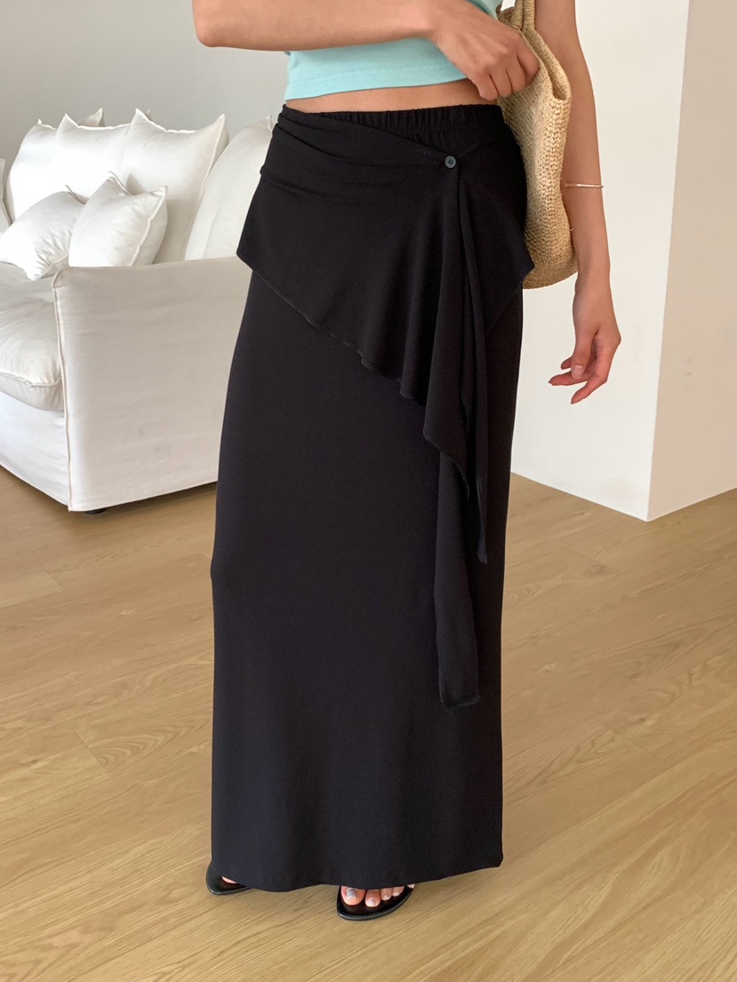 REVE CITE-L東大門直郵女裝新品26春夏套裝不對稱可拆卸圍巾REVE CITE-L套裝