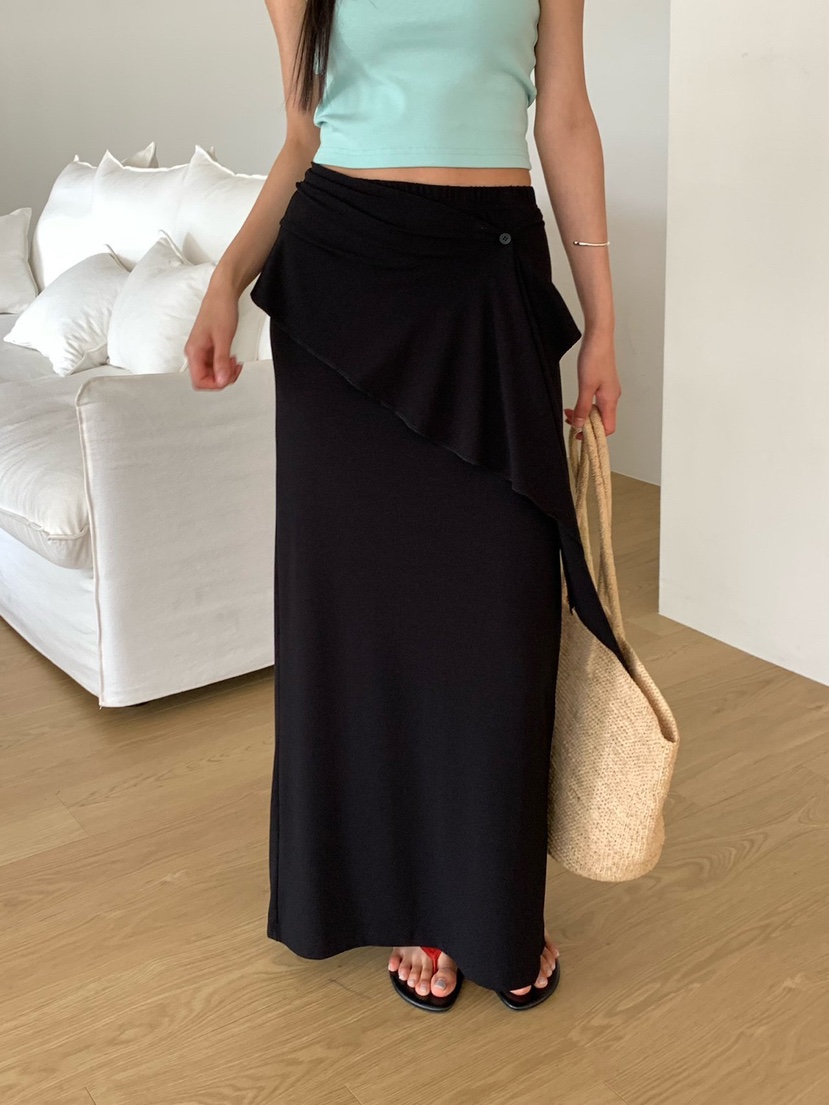REVE CITE-L東大門直郵女裝新品26春夏套裝不對稱可拆卸圍巾REVE CITE-L套裝圖色2