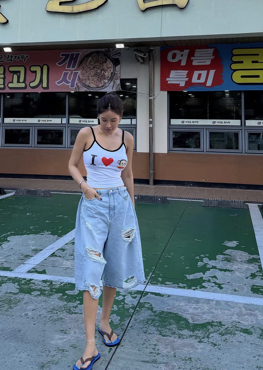 OKIE韓國代購女士新款26春夏休閑推薦時尚熱賣吊帶背心無袖OKIE吊帶/背心