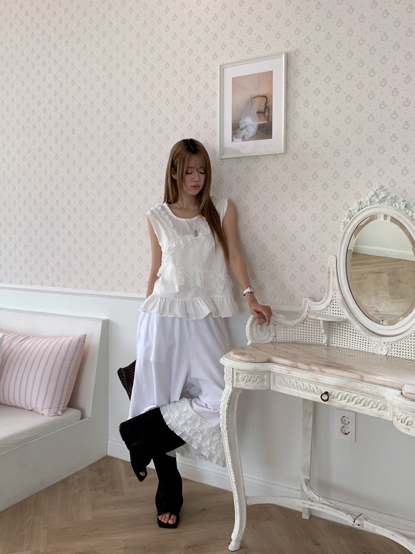 MAISONDEGLORY東大門實拍女士新品休閑人氣熱賣吊帶背心無袖MAISON DE GLORY吊帶/背心
