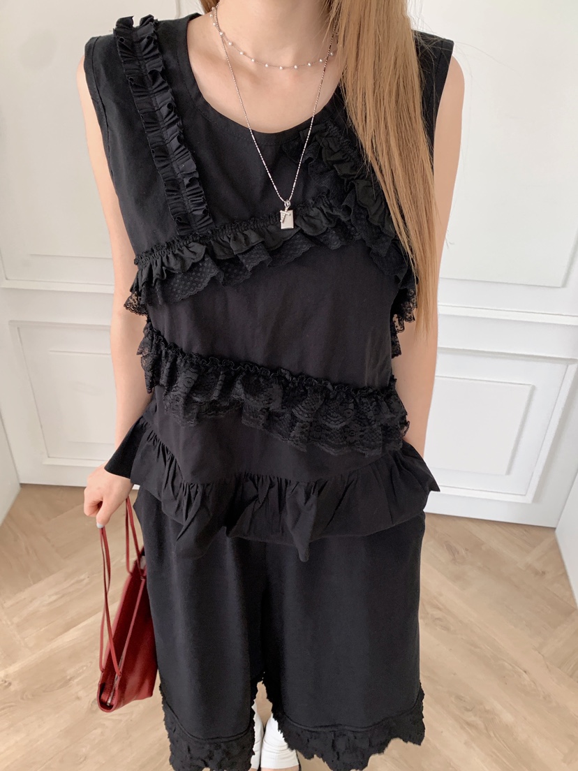 MAISONDEGLORY東大門實拍女士新品休閑人氣熱賣吊帶背心無袖MAISON DE GLORY吊帶/背心圖色2