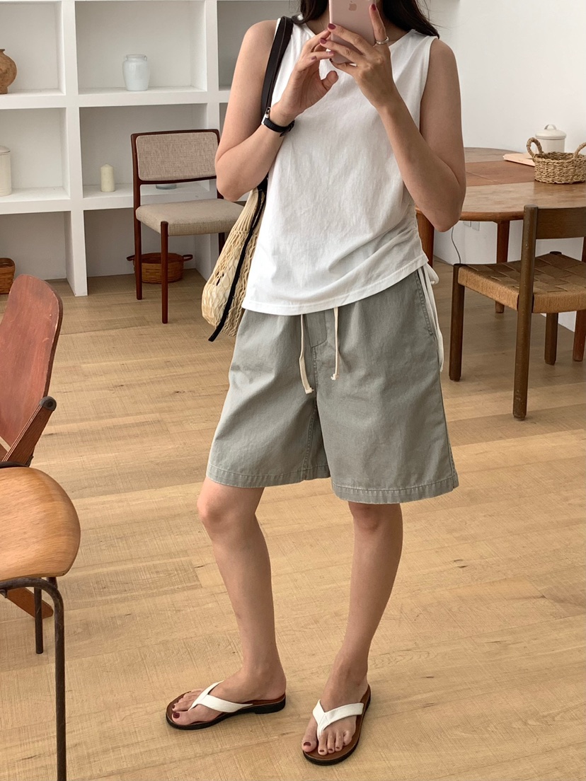 BLEECKER韓國代購女裝新品26春夏休閑人氣熱賣真品推薦短褲BLEECKER短褲