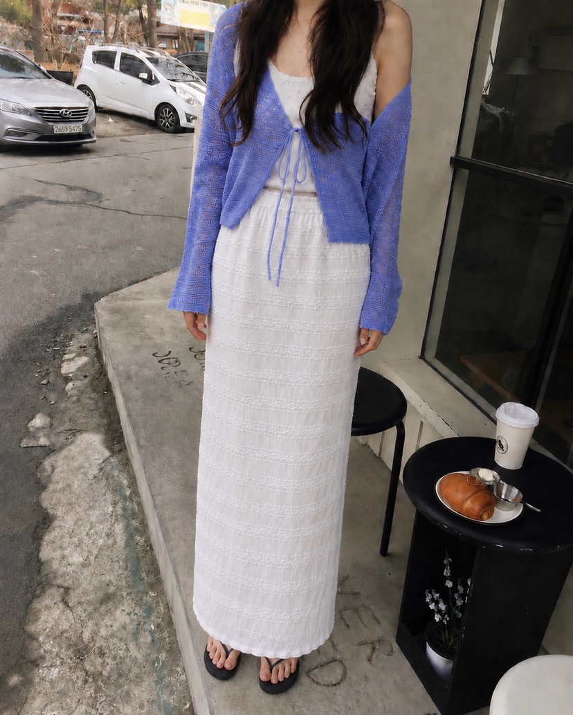 EIGHTGLOW韓國直郵女裝新品真品職業休閑26春夏推薦人氣長裙EIGHTGLOW長裙