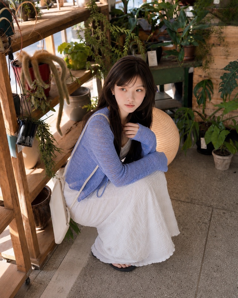 EIGHTGLOW韓國直郵女裝新品真品職業休閑26春夏推薦人氣長裙EIGHTGLOW長裙