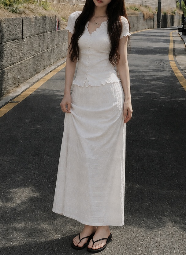 EIGHTGLOW韓國直郵女裝新品真品職業休閑26春夏推薦人氣長裙EIGHTGLOW長裙圖色1