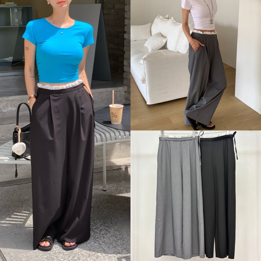 REVE CITE-L東大門直郵女裝新品人氣休閑26春夏時尚休閑褲REVE CITE-L休閑褲