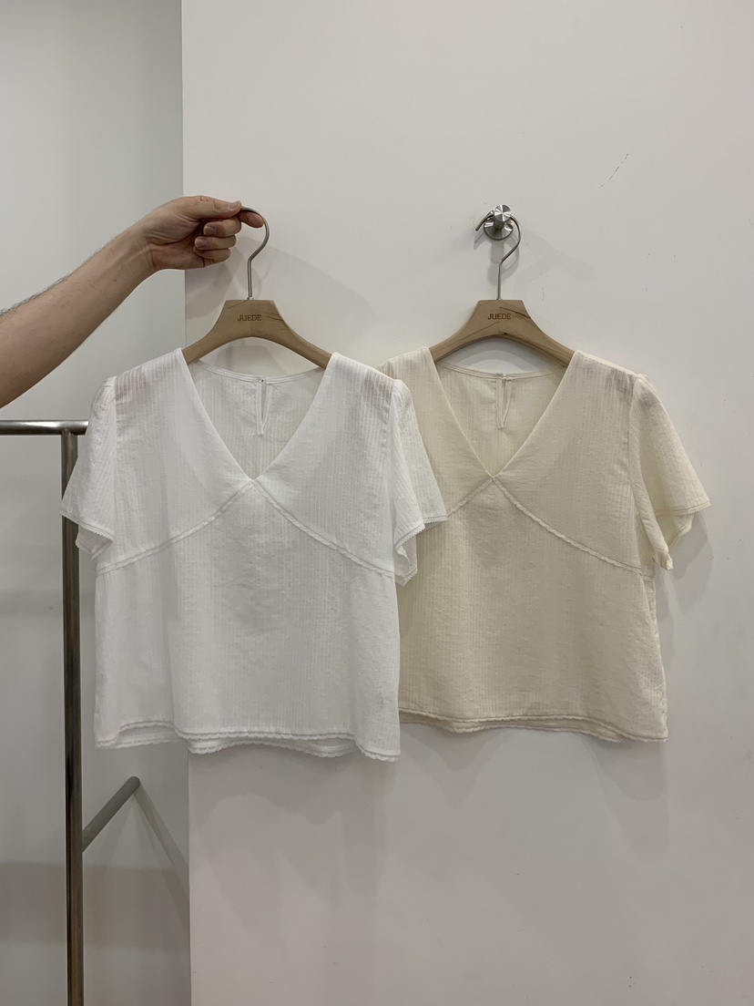 JUEDE東大門實拍女裝新品職業襯衫蕾絲衫JUEDE襯衫/蕾絲衫