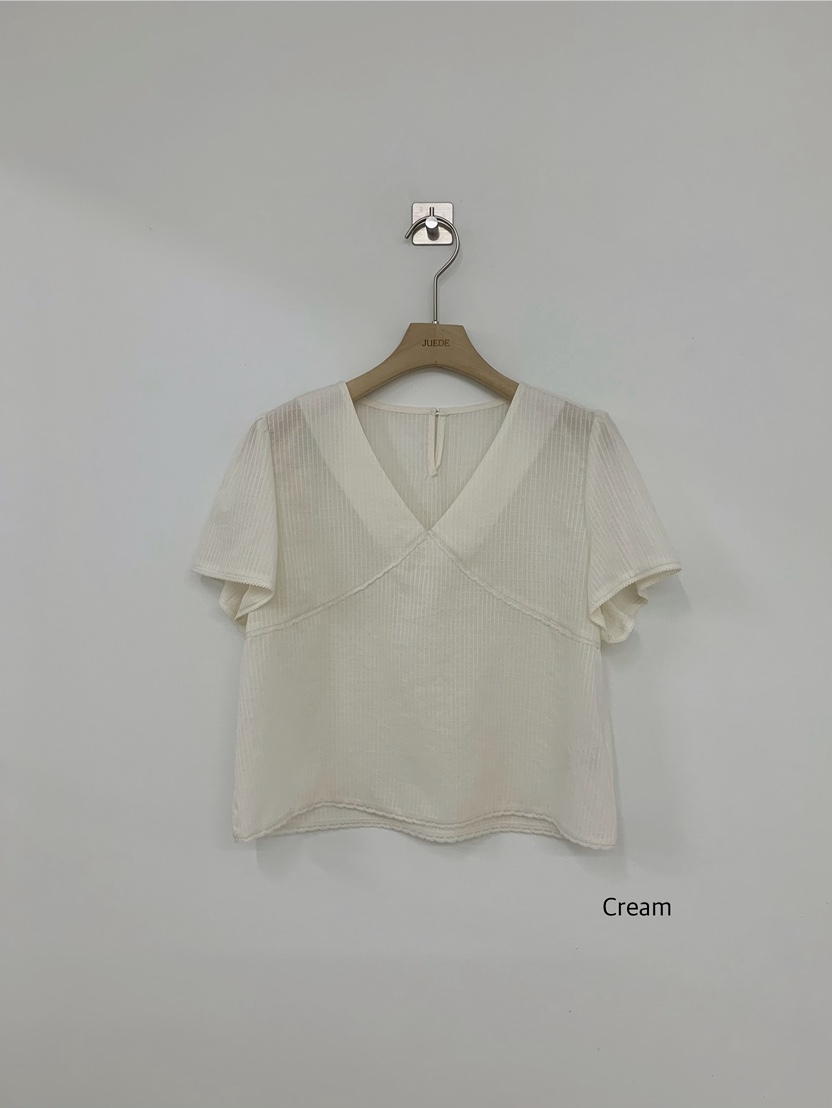 JUEDE東大門實拍女裝新品職業襯衫蕾絲衫JUEDE襯衫/蕾絲衫圖色2