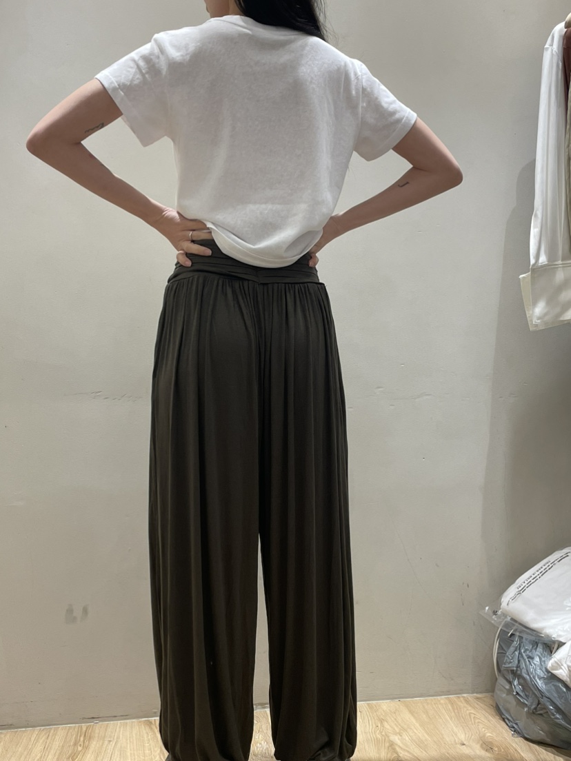 NEOUL東大門實拍女裝新品26春夏休閑人氣熱賣時尚推薦休閑褲NEOUL/ahin雙領標簽休閑褲