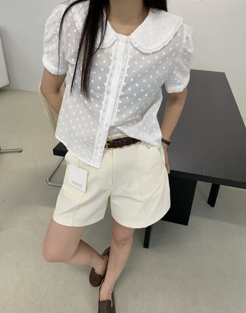 J CRANE-A東大門實拍女士新款休閑26春夏推薦襯衫蕾絲衫J CRANE襯衫/蕾絲衫