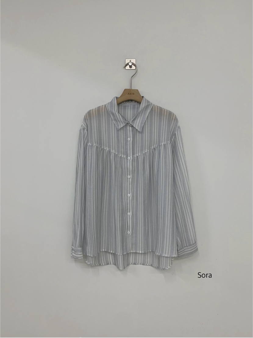 JUEDE韓國代購女裝新款熱賣襯衫蕾絲衫JUEDE襯衫/蕾絲衫圖色1
