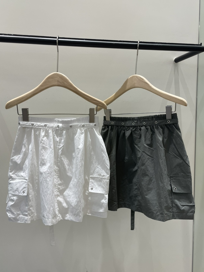 NEOUL東大門直郵女裝新款熱賣26春夏職業休閑人氣短裙含腰帶NEOUL/ahin雙領標簽短裙