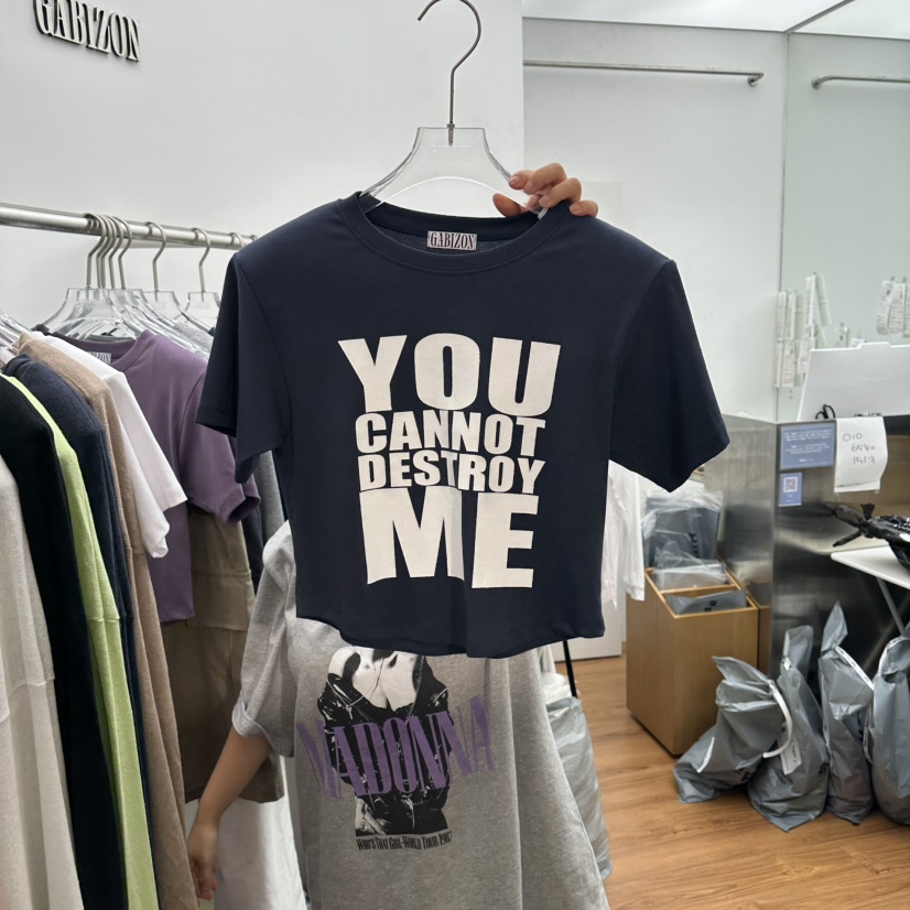 GABIZON韓國直郵女裝新品時尚26夏季休閑熱賣推薦人氣T恤GABIZONT恤圖色2