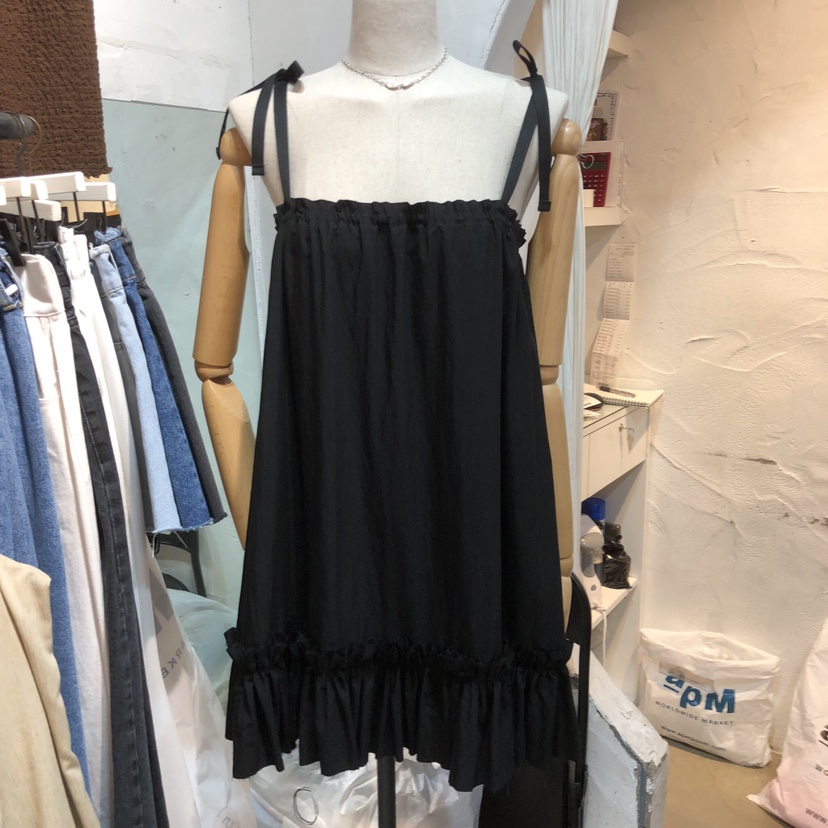 OZ東大門直郵女士新品時尚熱賣休閑推薦職業連衣裙OPS褶邊OZ.ounce連衣裙圖色2