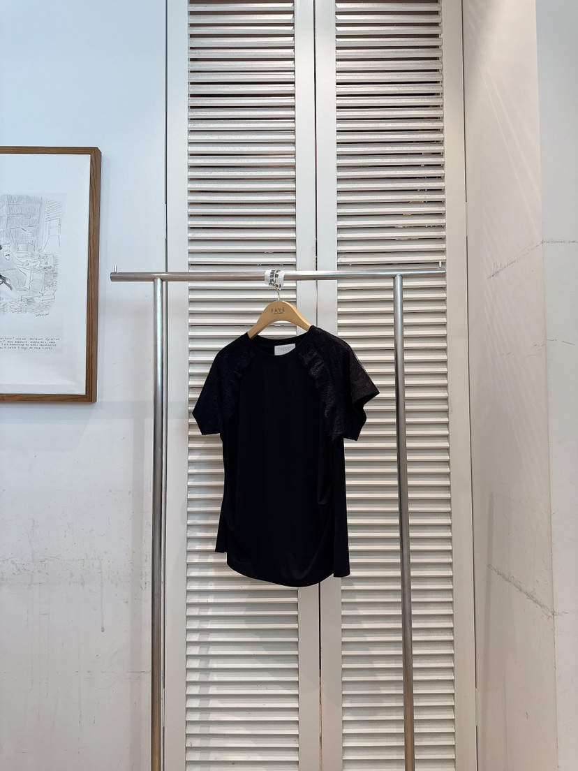 FAVE-L東大門直郵女士新品推薦時尚26春夏人氣熱賣職業T恤FAVE-LT恤圖色4黑