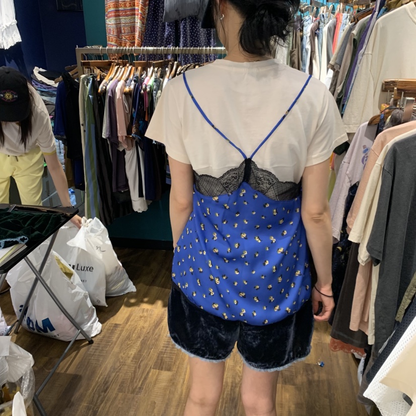 MERCI LINDA韓國直郵女裝新款時尚吊帶背心不含內搭蕾絲無袖MERCI LINDA吊帶/背心