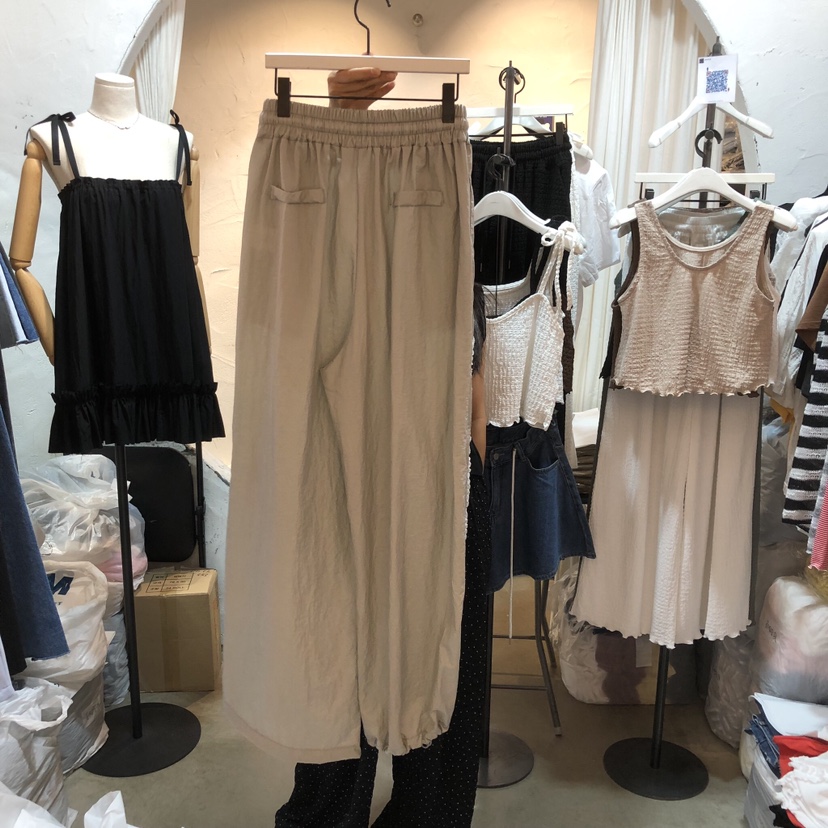 OZ韓國直郵實拍女士新品推薦26夏季人氣時尚熱賣休閑褲蕾絲OZ.ounce休閑褲