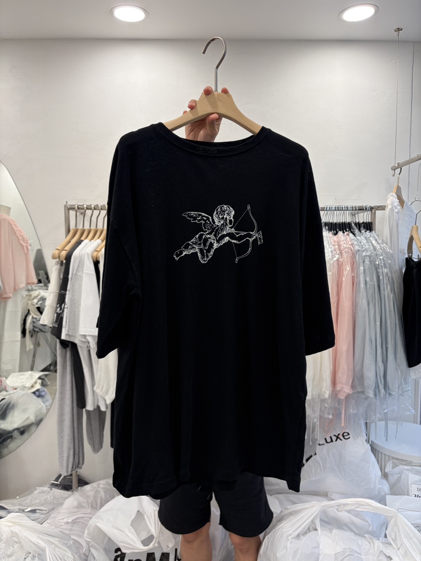 DELICATE韓國直郵女士新品熱賣推薦人氣26夏季休閑時尚T恤DELICATET恤圖色2