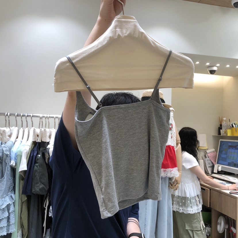 BY FLOW韓國直郵女士新款26春夏職業熱賣時尚吊帶背心無袖BY FLOW吊帶/背心