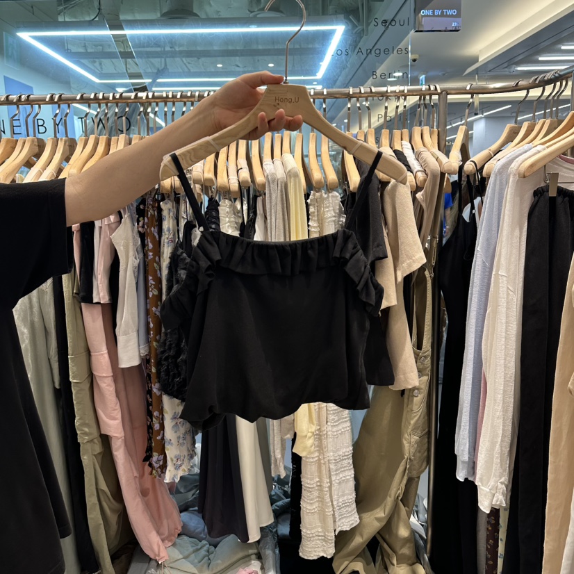 HONG.U韓國直郵實拍女裝新品人氣推薦26夏季吊帶背心亞麻無袖HONG.U吊帶/背心圖色3