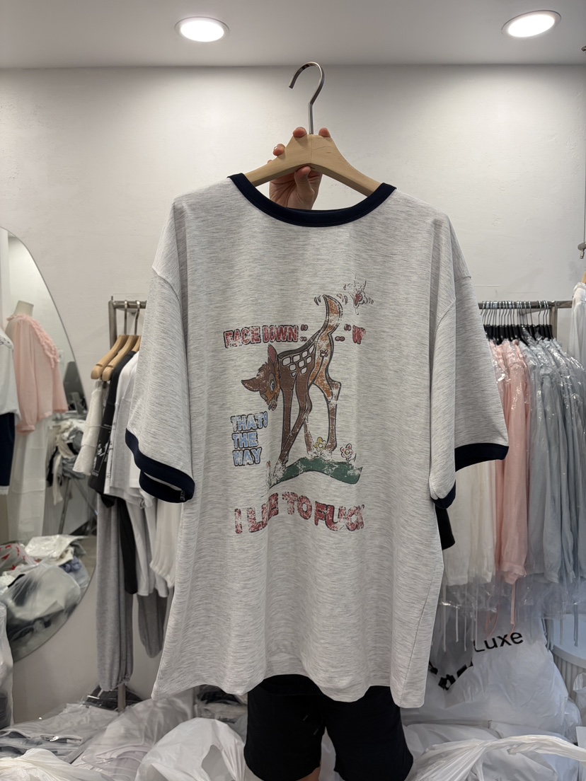 DELICATE韓國代購女裝新品人氣時尚推薦26夏季熱賣休閑T恤DELICATET恤圖色2