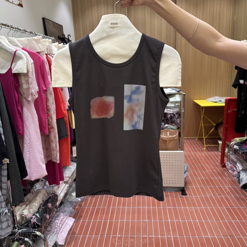 EEE韓國直郵女裝新款人氣時尚休閑熱賣推薦26夏季吊帶背心無袖EEE吊帶/背心圖色3