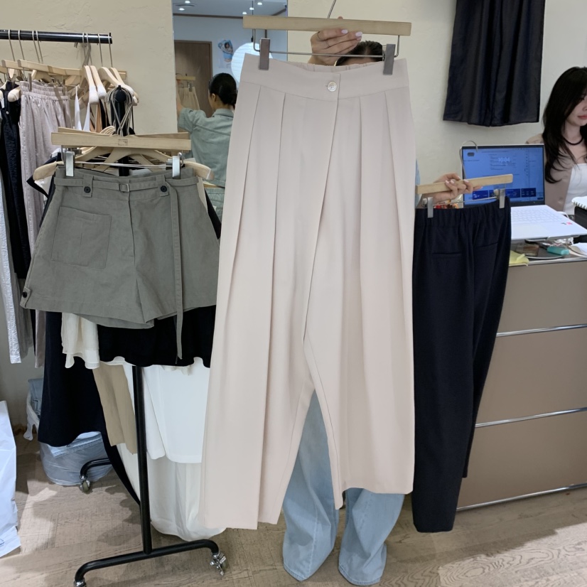 W AND J東大門實拍女士新品推薦人氣休閑26春夏職業休閑褲W AND J休閑褲圖色1