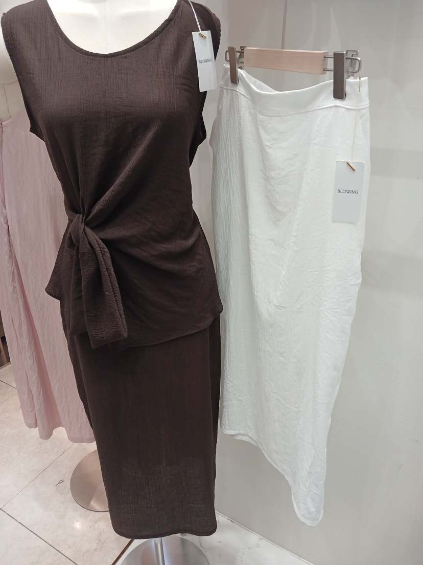 BLOWING韓國代購女裝新品熱賣真品26春夏休閑時尚人氣長裙BLOWING-2件起長裙