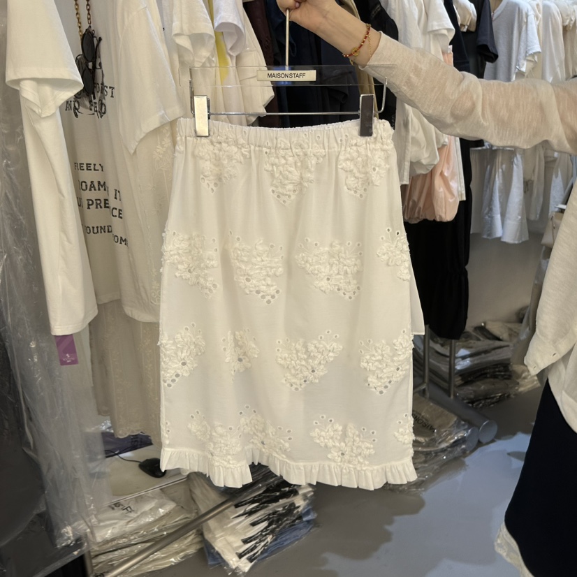 DOUBLE STANDARD/LE SMOKING/MAISONSTAFF韓國直郵女士新品26春夏半身裙中短裙MAISONSTAFF半身裙/中短裙圖色1