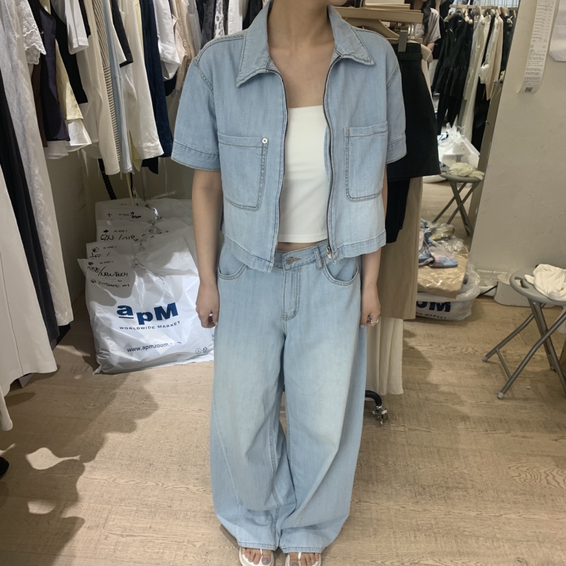 W AND J韓國直郵女裝新品熱賣人氣休閑時尚26夏季推薦套裝W AND J套裝圖色1