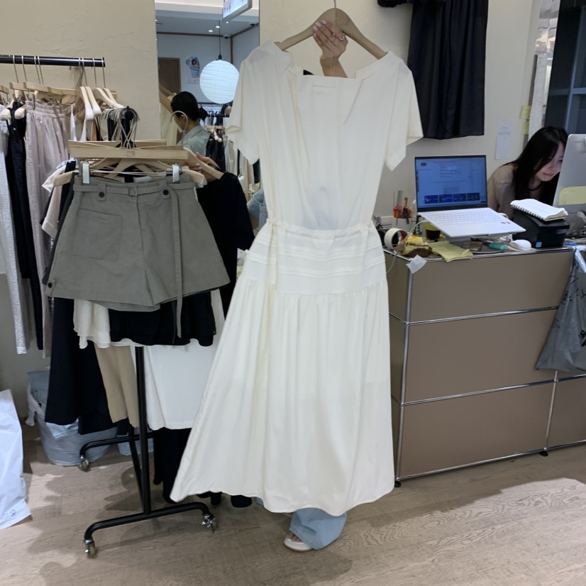 W AND J韓國直郵女裝新品人氣26夏季休閑熱賣時尚連衣裙W AND J連衣裙