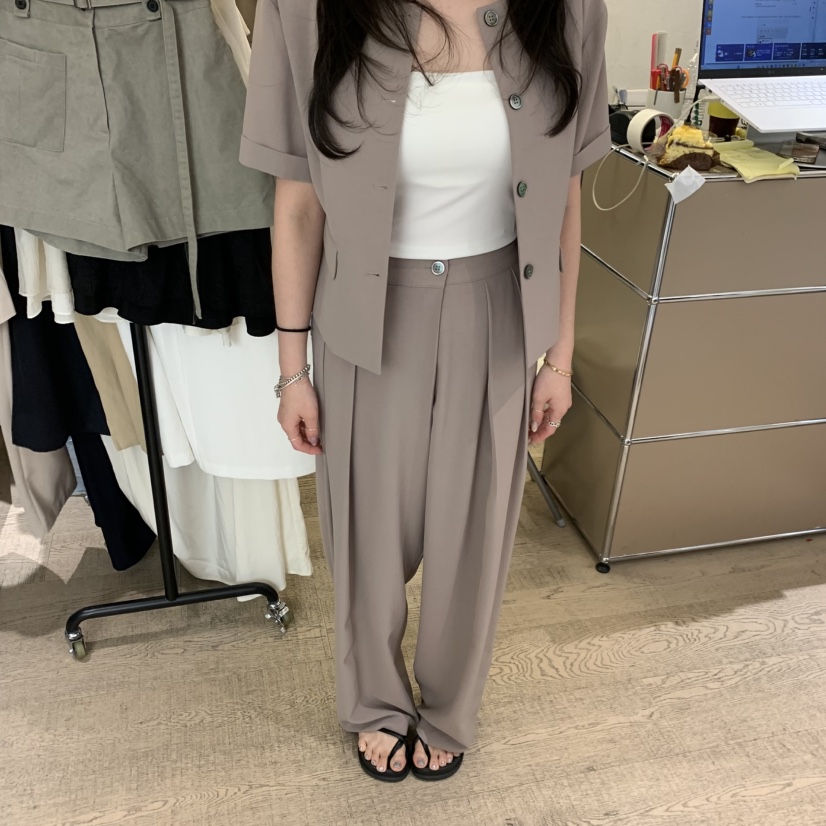 W AND J韓國直郵實拍女裝新款熱賣休閑推薦時尚26夏季套裝W AND J套裝圖色3