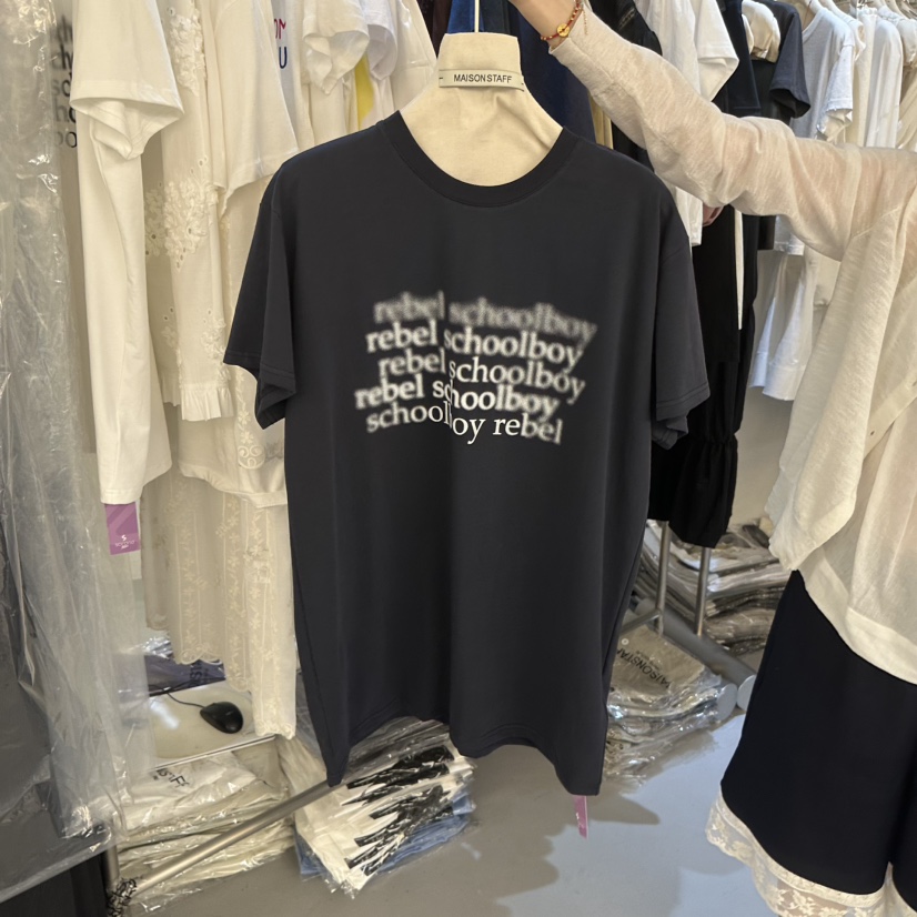 DOUBLE STANDARD/LE SMOKING/MAISONSTAFF東大門代購女裝新款推薦T恤MAISONSTAFFT恤圖色2