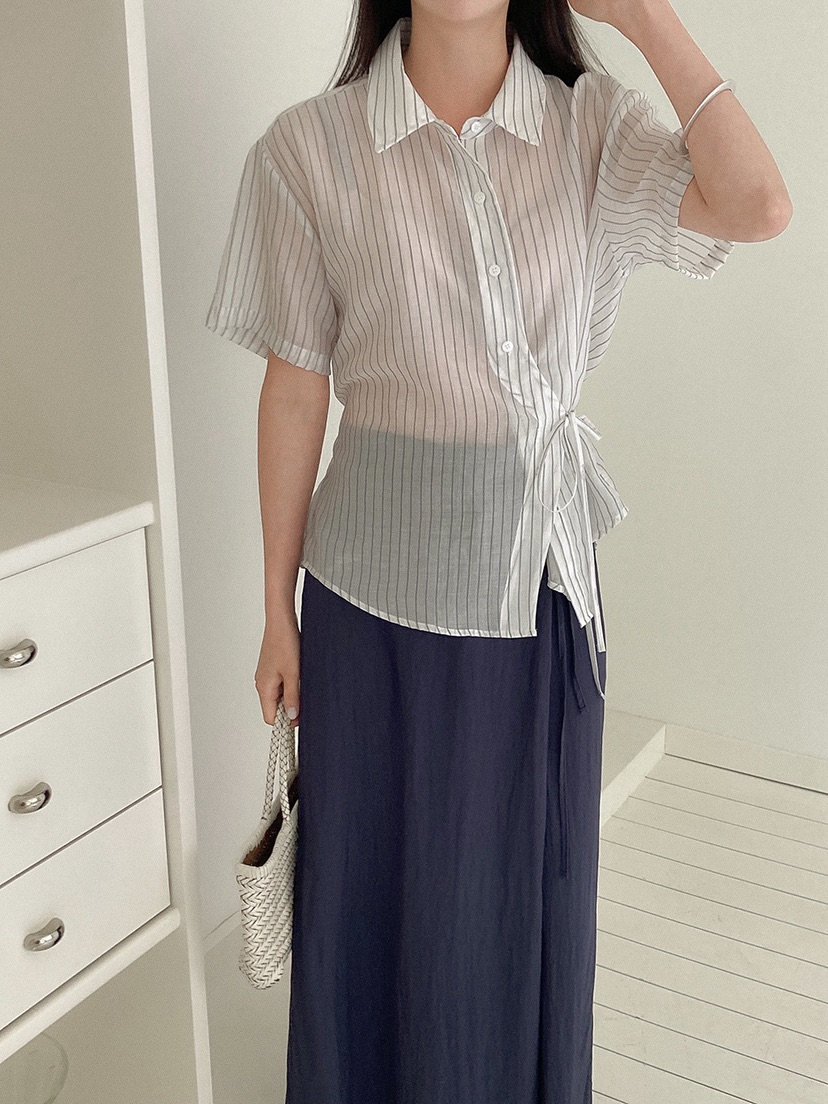BLOWING韓國東大門代購女士新品熱賣人氣休閑26夏季襯衫蕾絲衫BLOWING-2件起襯衫/蕾絲衫